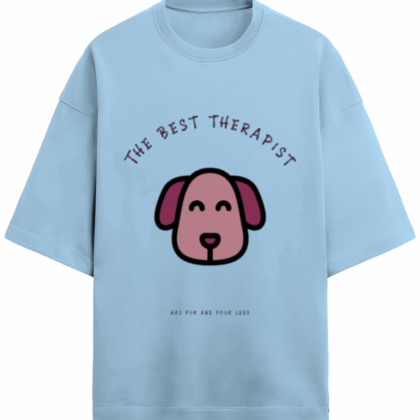 The Best Therapist Dog |Unisex|Paw-Printed-Tee